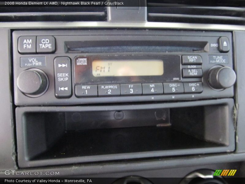 Controls of 2008 Element LX AWD