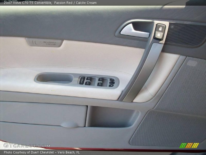Passion Red / Calcite Cream 2007 Volvo C70 T5 Convertible