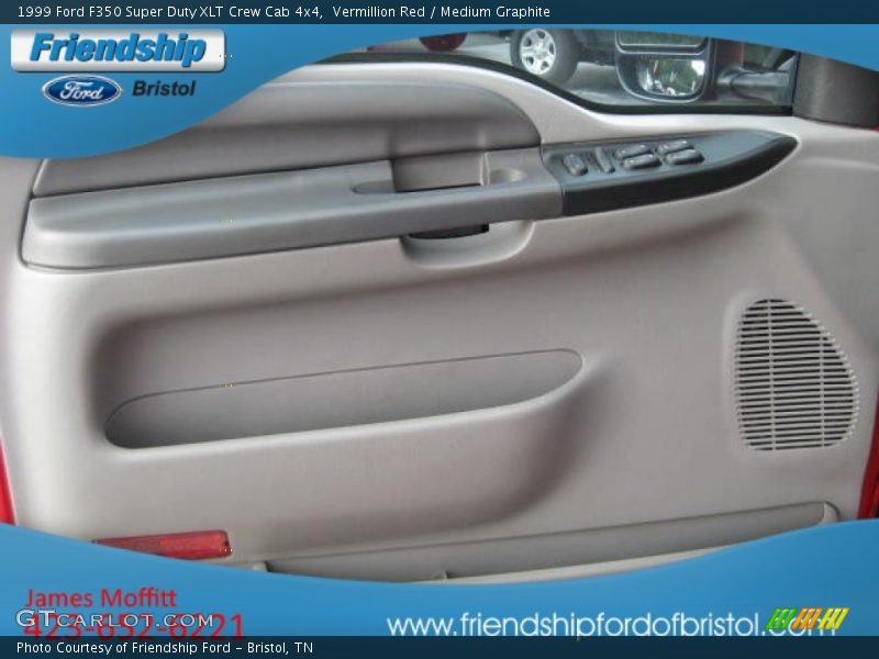 Vermillion Red / Medium Graphite 1999 Ford F350 Super Duty XLT Crew Cab 4x4