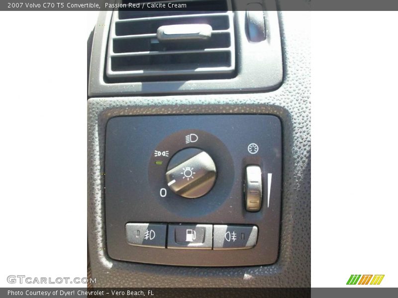 Passion Red / Calcite Cream 2007 Volvo C70 T5 Convertible