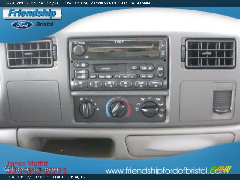 Vermillion Red / Medium Graphite 1999 Ford F350 Super Duty XLT Crew Cab 4x4