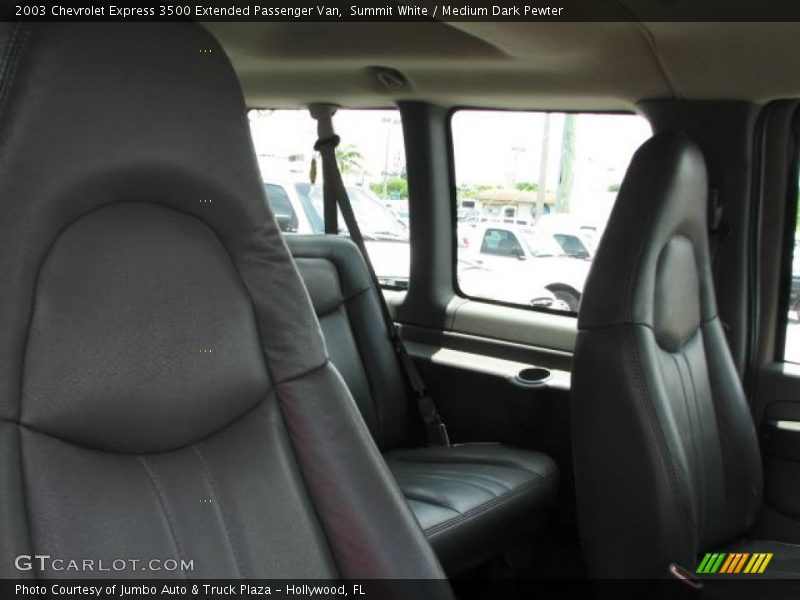 Summit White / Medium Dark Pewter 2003 Chevrolet Express 3500 Extended Passenger Van