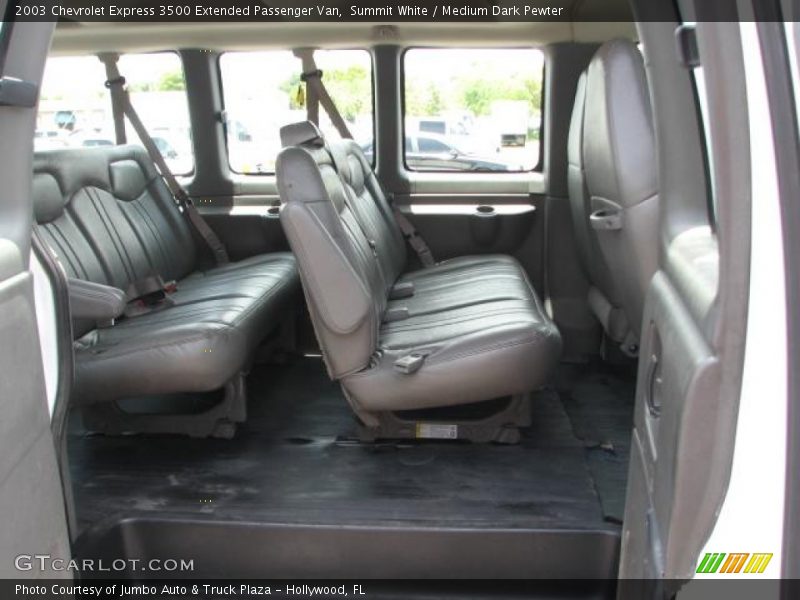 Summit White / Medium Dark Pewter 2003 Chevrolet Express 3500 Extended Passenger Van