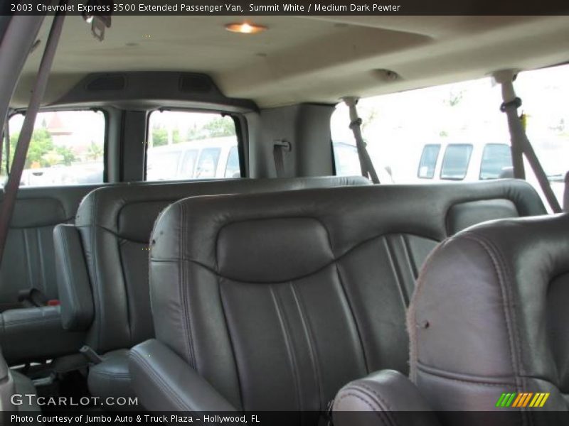 Summit White / Medium Dark Pewter 2003 Chevrolet Express 3500 Extended Passenger Van