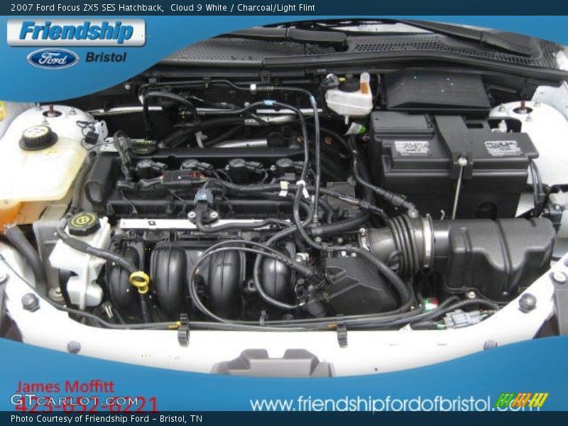 Cloud 9 White / Charcoal/Light Flint 2007 Ford Focus ZX5 SES Hatchback