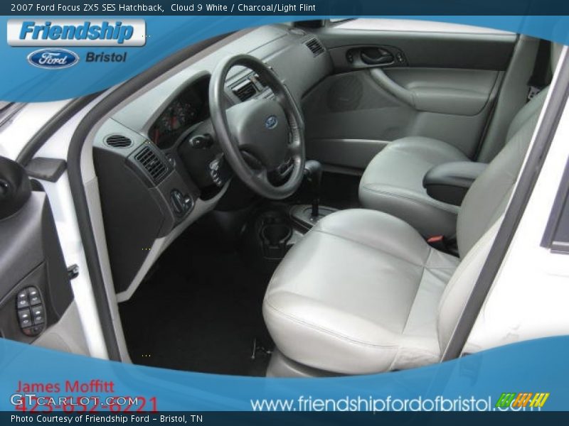 Cloud 9 White / Charcoal/Light Flint 2007 Ford Focus ZX5 SES Hatchback