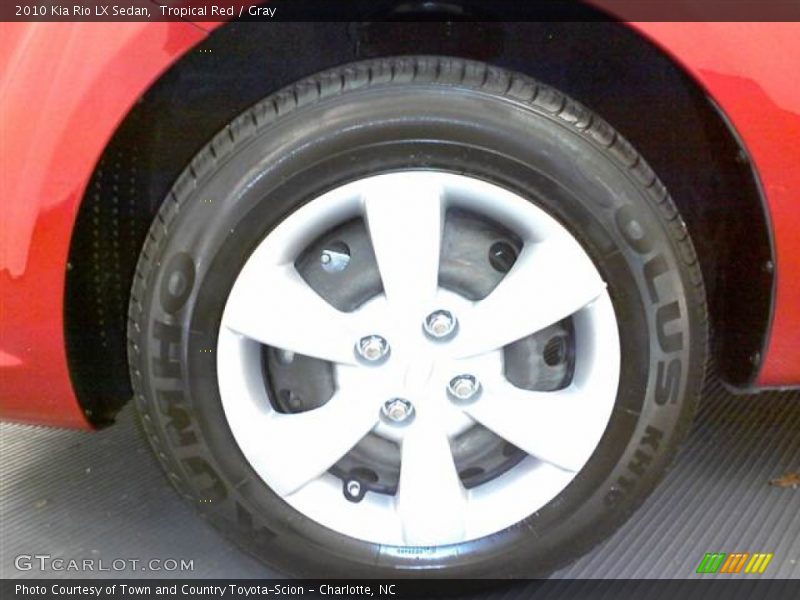 Tropical Red / Gray 2010 Kia Rio LX Sedan