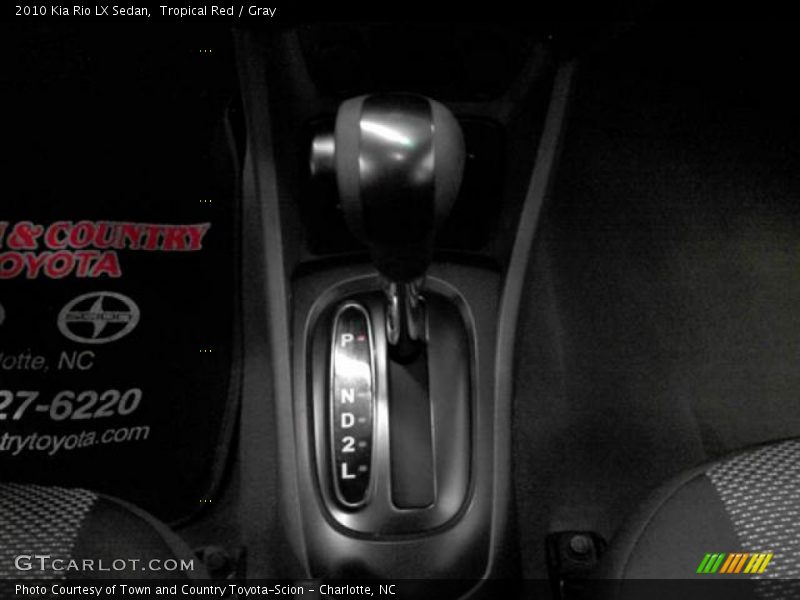 Tropical Red / Gray 2010 Kia Rio LX Sedan