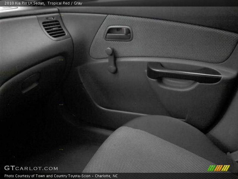 Tropical Red / Gray 2010 Kia Rio LX Sedan