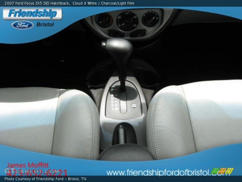 Cloud 9 White / Charcoal/Light Flint 2007 Ford Focus ZX5 SES Hatchback