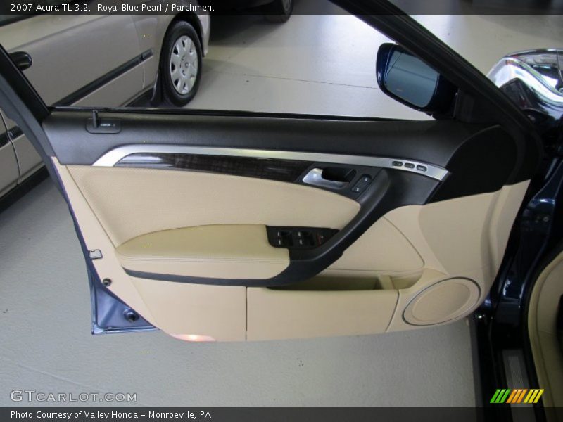 Royal Blue Pearl / Parchment 2007 Acura TL 3.2