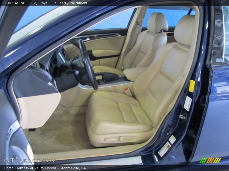 Royal Blue Pearl / Parchment 2007 Acura TL 3.2