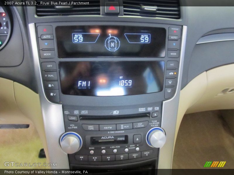 Royal Blue Pearl / Parchment 2007 Acura TL 3.2