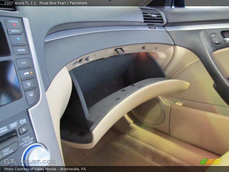 Royal Blue Pearl / Parchment 2007 Acura TL 3.2