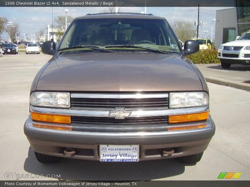 Sandalwood Metallic / Beige 1998 Chevrolet Blazer LS 4x4
