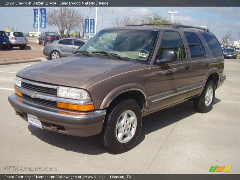 Sandalwood Metallic / Beige 1998 Chevrolet Blazer LS 4x4