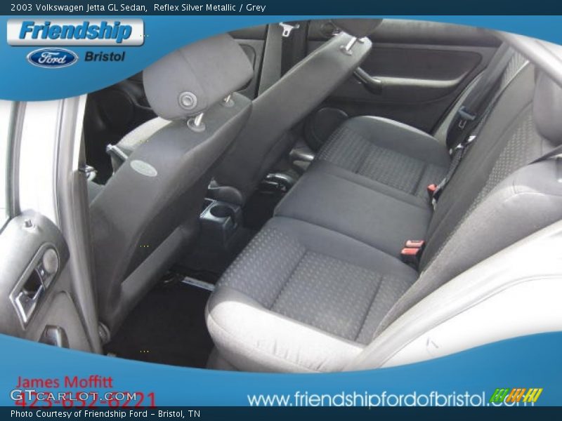 Reflex Silver Metallic / Grey 2003 Volkswagen Jetta GL Sedan