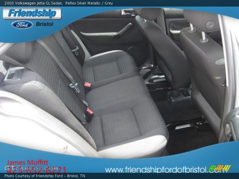 Reflex Silver Metallic / Grey 2003 Volkswagen Jetta GL Sedan