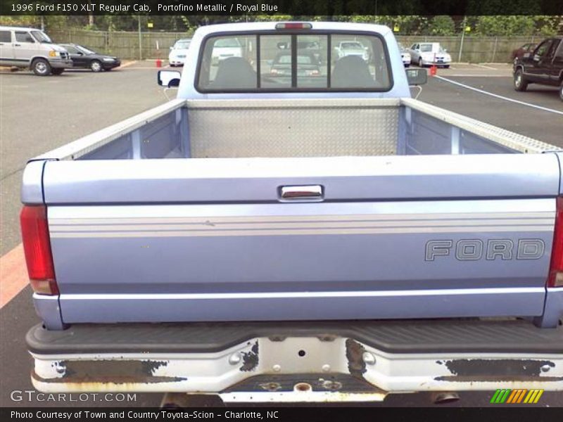 Portofino Metallic / Royal Blue 1996 Ford F150 XLT Regular Cab