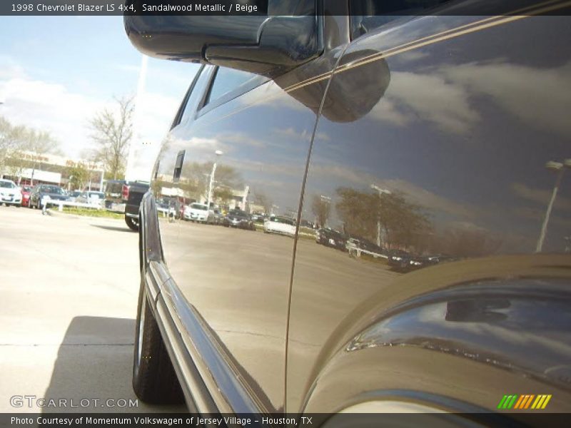 Sandalwood Metallic / Beige 1998 Chevrolet Blazer LS 4x4