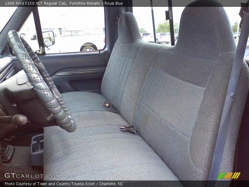 Portofino Metallic / Royal Blue 1996 Ford F150 XLT Regular Cab