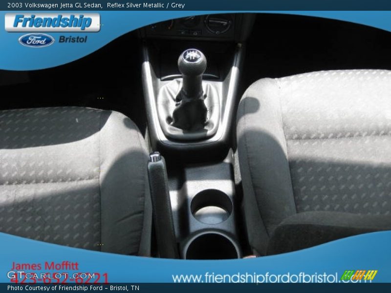Reflex Silver Metallic / Grey 2003 Volkswagen Jetta GL Sedan