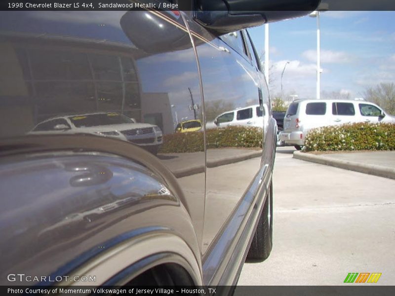 Sandalwood Metallic / Beige 1998 Chevrolet Blazer LS 4x4