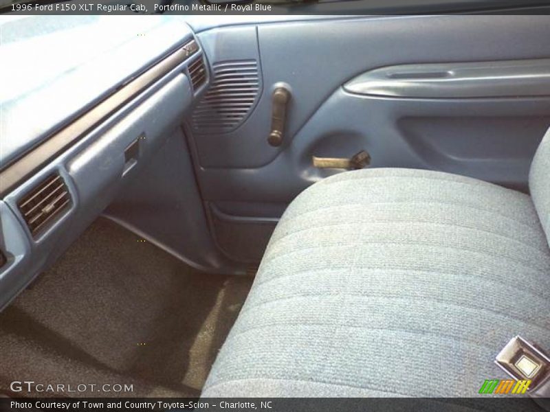 Portofino Metallic / Royal Blue 1996 Ford F150 XLT Regular Cab