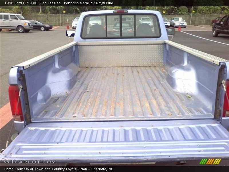 Portofino Metallic / Royal Blue 1996 Ford F150 XLT Regular Cab