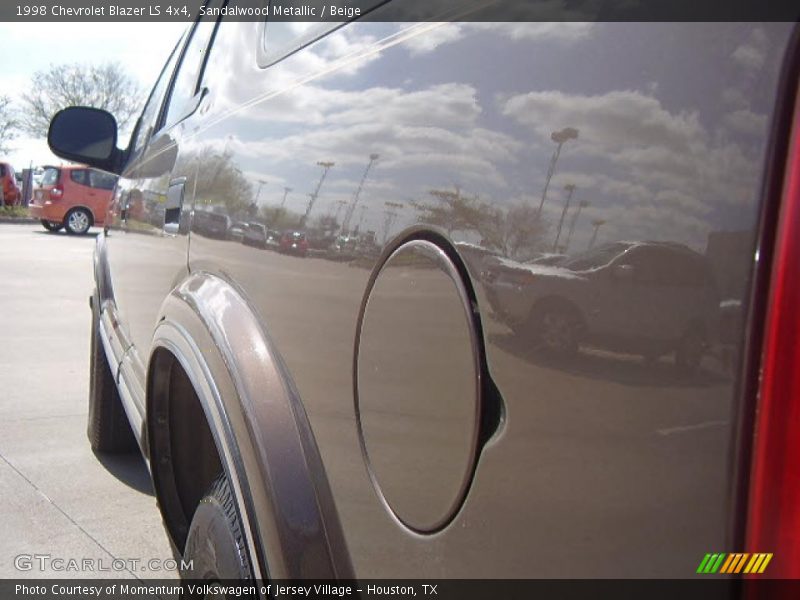 Sandalwood Metallic / Beige 1998 Chevrolet Blazer LS 4x4