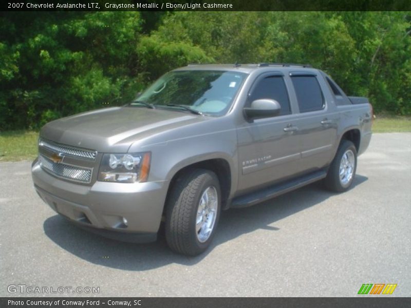 Graystone Metallic / Ebony/Light Cashmere 2007 Chevrolet Avalanche LTZ