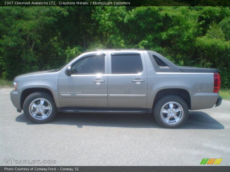 Graystone Metallic / Ebony/Light Cashmere 2007 Chevrolet Avalanche LTZ