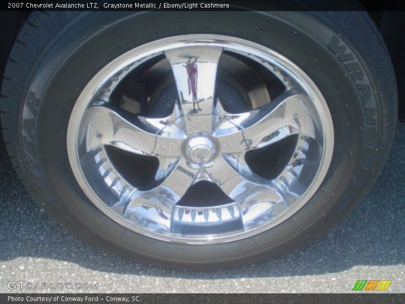 Graystone Metallic / Ebony/Light Cashmere 2007 Chevrolet Avalanche LTZ