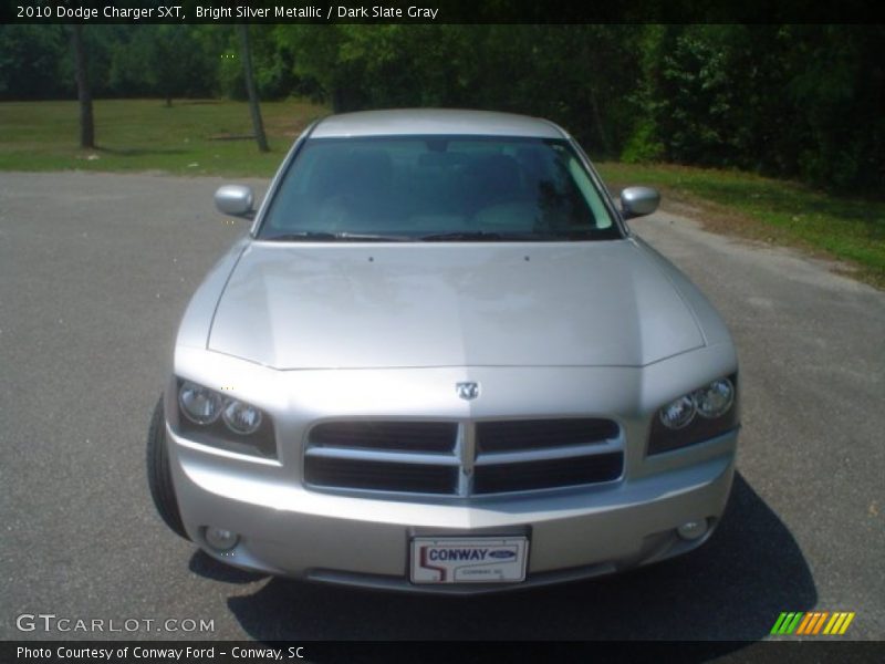 Bright Silver Metallic / Dark Slate Gray 2010 Dodge Charger SXT
