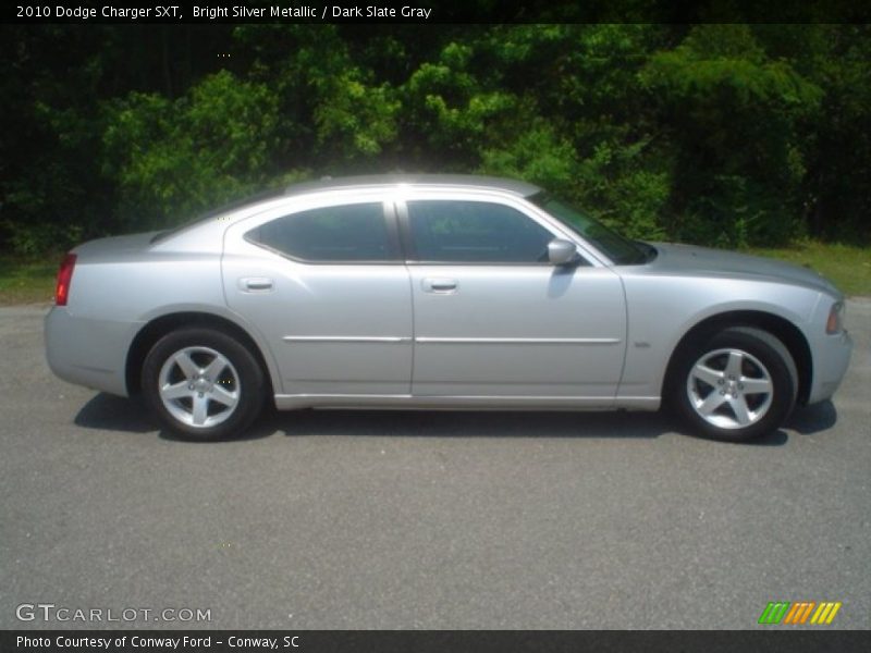 Bright Silver Metallic / Dark Slate Gray 2010 Dodge Charger SXT