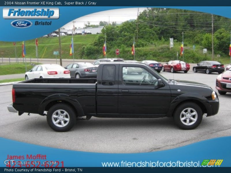 Super Black / Gray 2004 Nissan Frontier XE King Cab