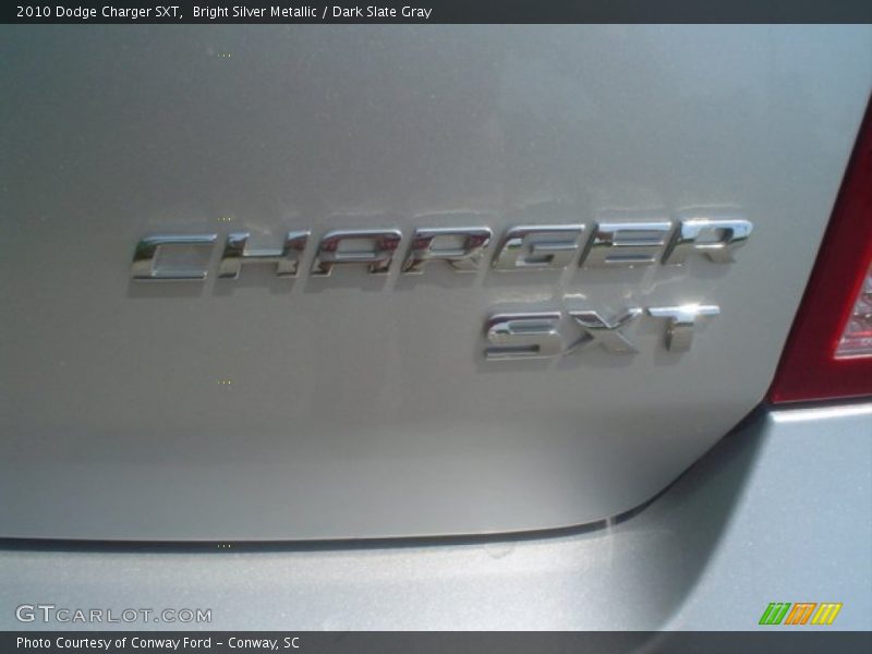 Bright Silver Metallic / Dark Slate Gray 2010 Dodge Charger SXT