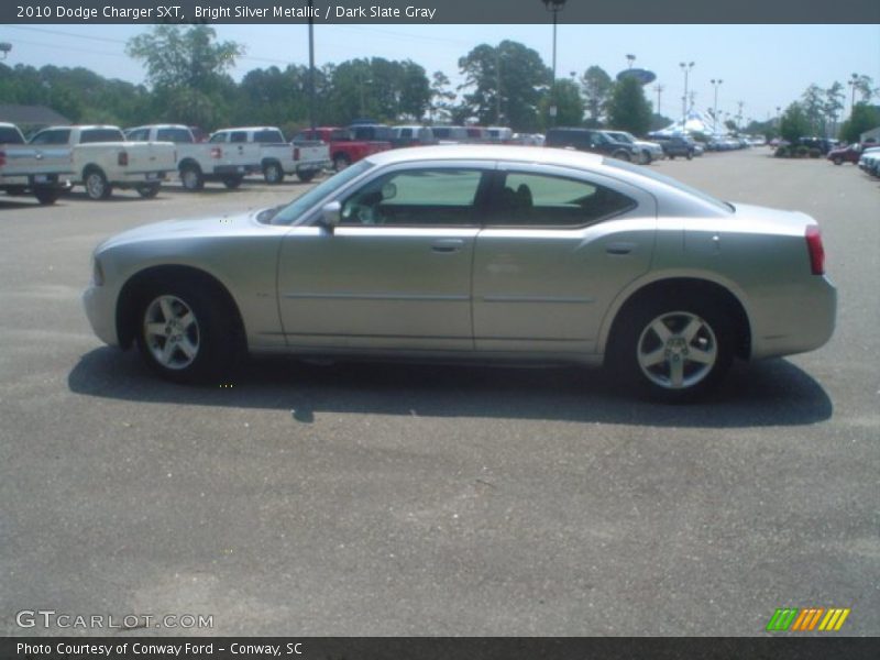 Bright Silver Metallic / Dark Slate Gray 2010 Dodge Charger SXT