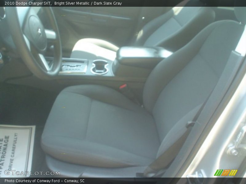 Bright Silver Metallic / Dark Slate Gray 2010 Dodge Charger SXT