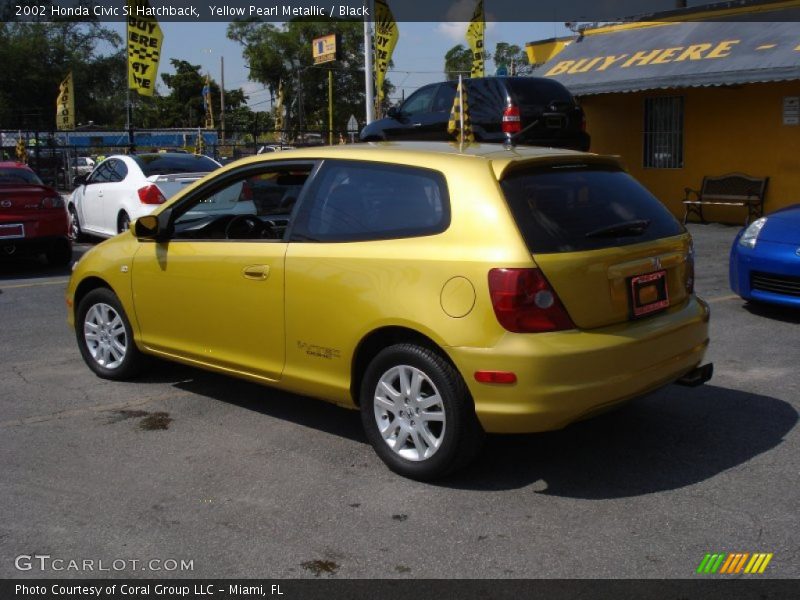  2002 Civic Si Hatchback Yellow Pearl Metallic