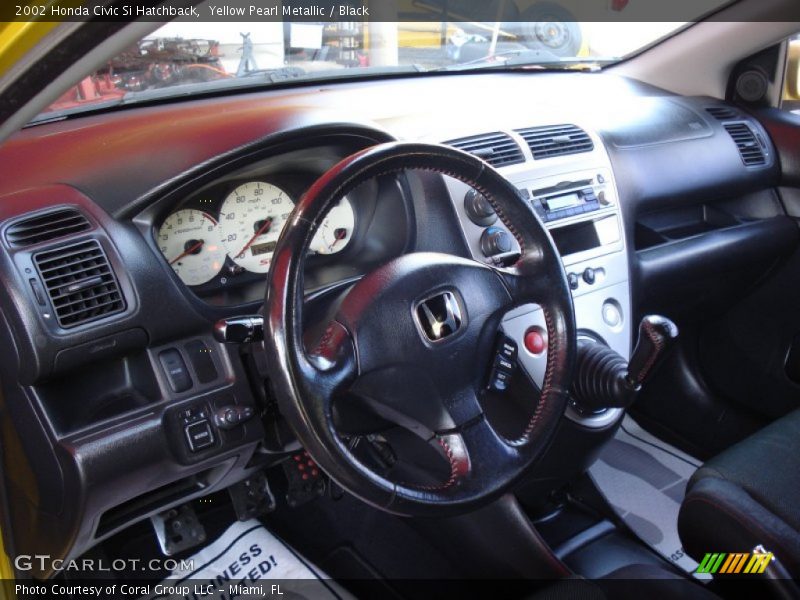  2002 Civic Si Hatchback Black Interior