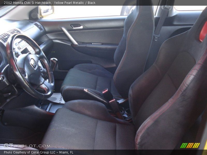  2002 Civic Si Hatchback Black Interior
