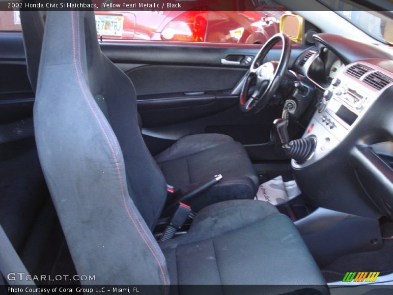  2002 Civic Si Hatchback Black Interior