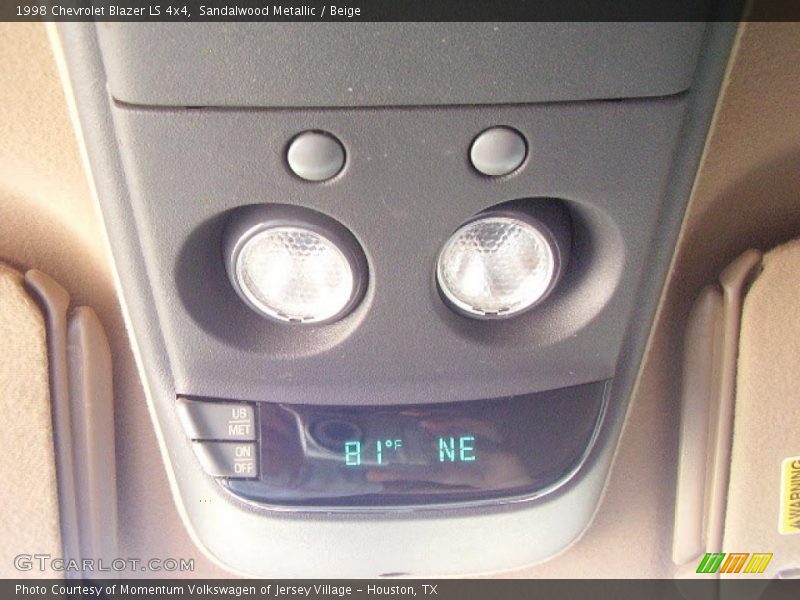 Sandalwood Metallic / Beige 1998 Chevrolet Blazer LS 4x4