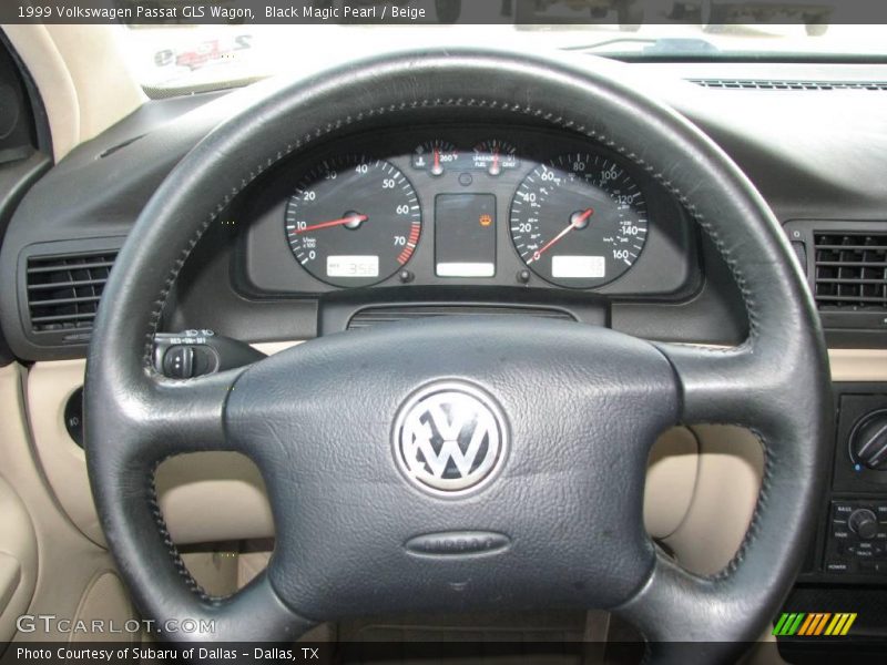 Black Magic Pearl / Beige 1999 Volkswagen Passat GLS Wagon