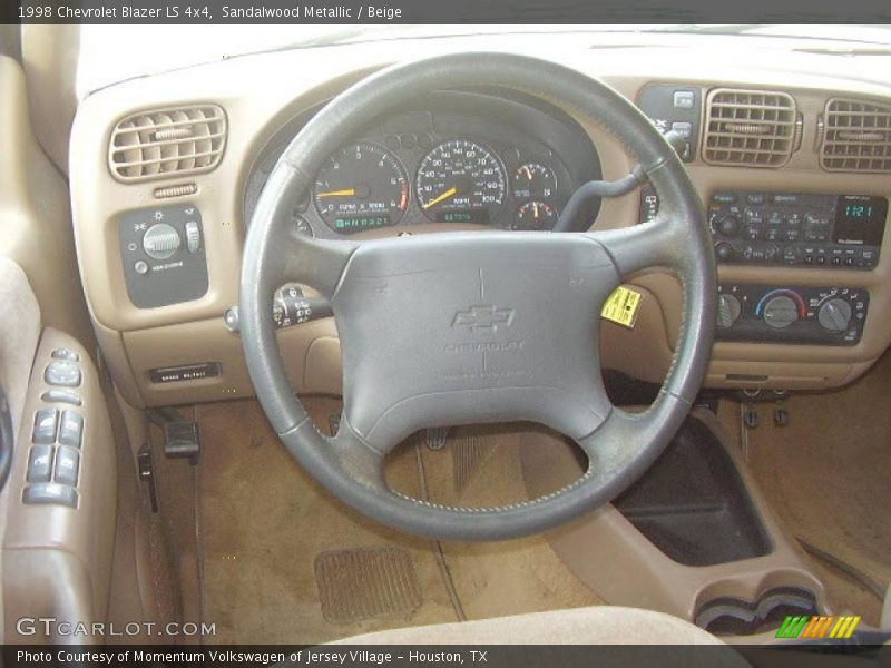 Sandalwood Metallic / Beige 1998 Chevrolet Blazer LS 4x4