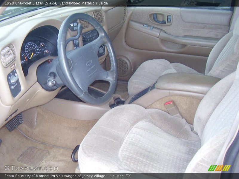 Sandalwood Metallic / Beige 1998 Chevrolet Blazer LS 4x4