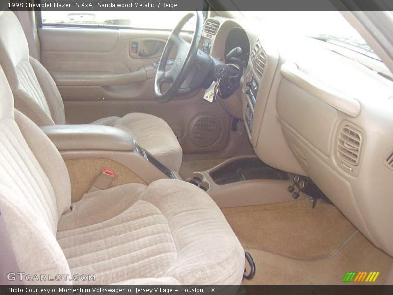Sandalwood Metallic / Beige 1998 Chevrolet Blazer LS 4x4