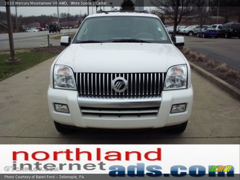 White Suede / Camel 2010 Mercury Mountaineer V6 AWD