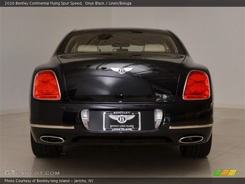 Onyx Black / Linen/Beluga 2010 Bentley Continental Flying Spur Speed